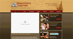 Desktop Screenshot of princetonsliquors.com